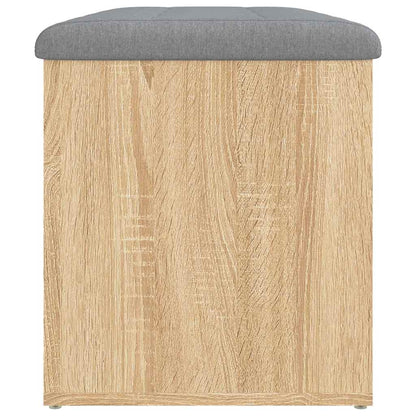 Storage Bench Sonoma Oak 82x42x45 cm Engineered Wood