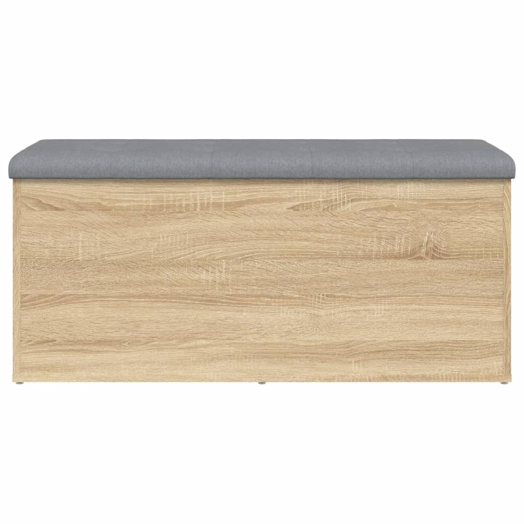 Storage Bench Sonoma Oak 102x42x45 cm Engineered Wood