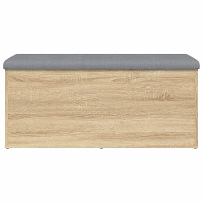 Storage Bench Sonoma Oak 102x42x45 cm Engineered Wood