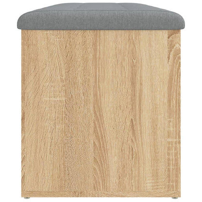 Storage Bench Sonoma Oak 102x42x45 cm Engineered Wood