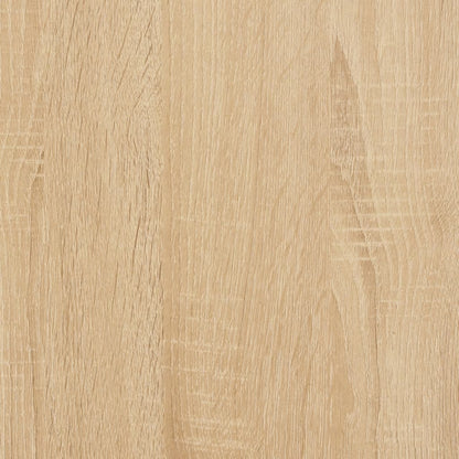 Storage Bench Sonoma Oak 62x42x46 cm Engineered Wood