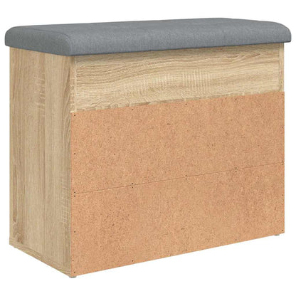 Shoe Bench Sonoma Oak 62x32x50 cm Engineered Wood