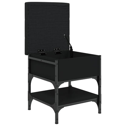 Shoe Bench Black 42x42x45 cm Engineered Wood