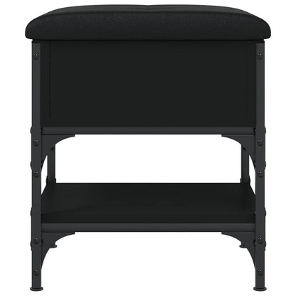 Shoe Bench Black 42x42x45 cm Engineered Wood