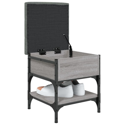 Shoe Bench Grey Sonoma 42x42x45 cm Engineered Wood