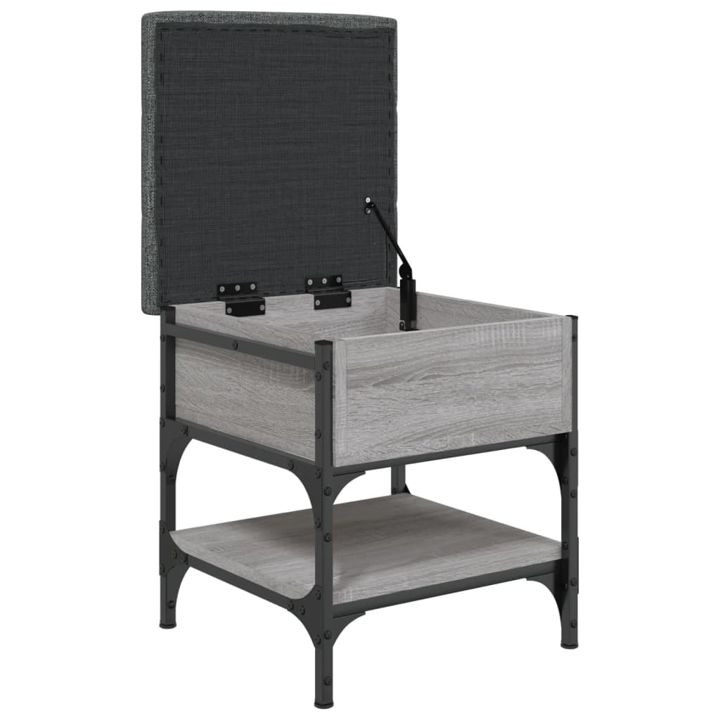 Shoe Bench Grey Sonoma 42x42x45 cm Engineered Wood