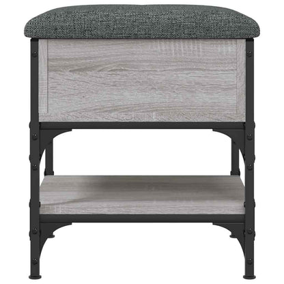 Shoe Bench Grey Sonoma 42x42x45 cm Engineered Wood