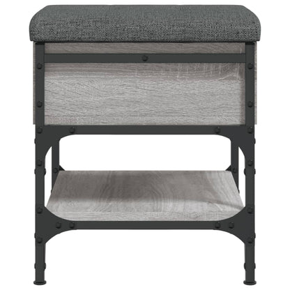 Shoe Bench Grey Sonoma 42x42x45 cm Engineered Wood