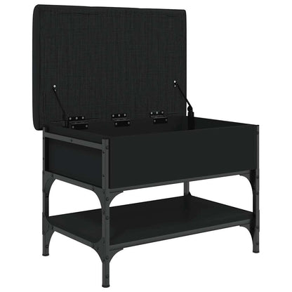 Shoe Bench Black 62x42x45 cm Engineered Wood