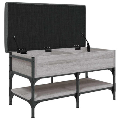 Shoe Bench Grey Sonoma 82x42x45 cm Engineered Wood