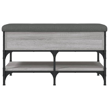 Shoe Bench Grey Sonoma 82x42x45 cm Engineered Wood