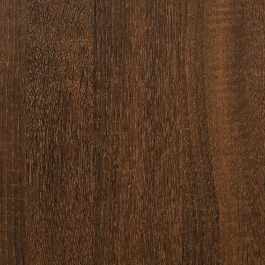Shoe Bench Brown Oak 82x42x45 cm Engineered Wood