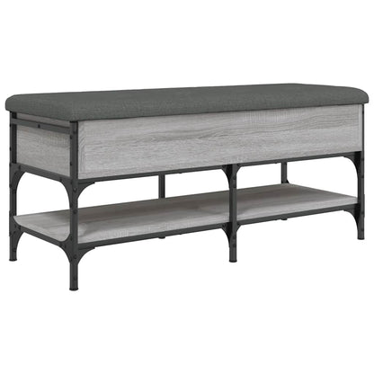 Shoe Bench Grey Sonoma 102x42x45 cm Engineered Wood