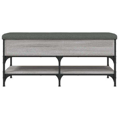 Shoe Bench Grey Sonoma 102x42x45 cm Engineered Wood