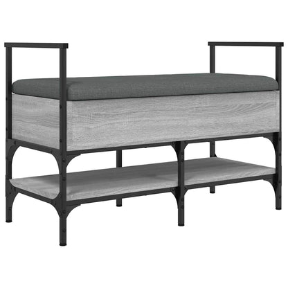 Shoe Bench Grey Sonoma 85.5x42x57.5 cm Engineered Wood