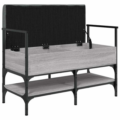 Shoe Bench Grey Sonoma 85.5x42x57.5 cm Engineered Wood