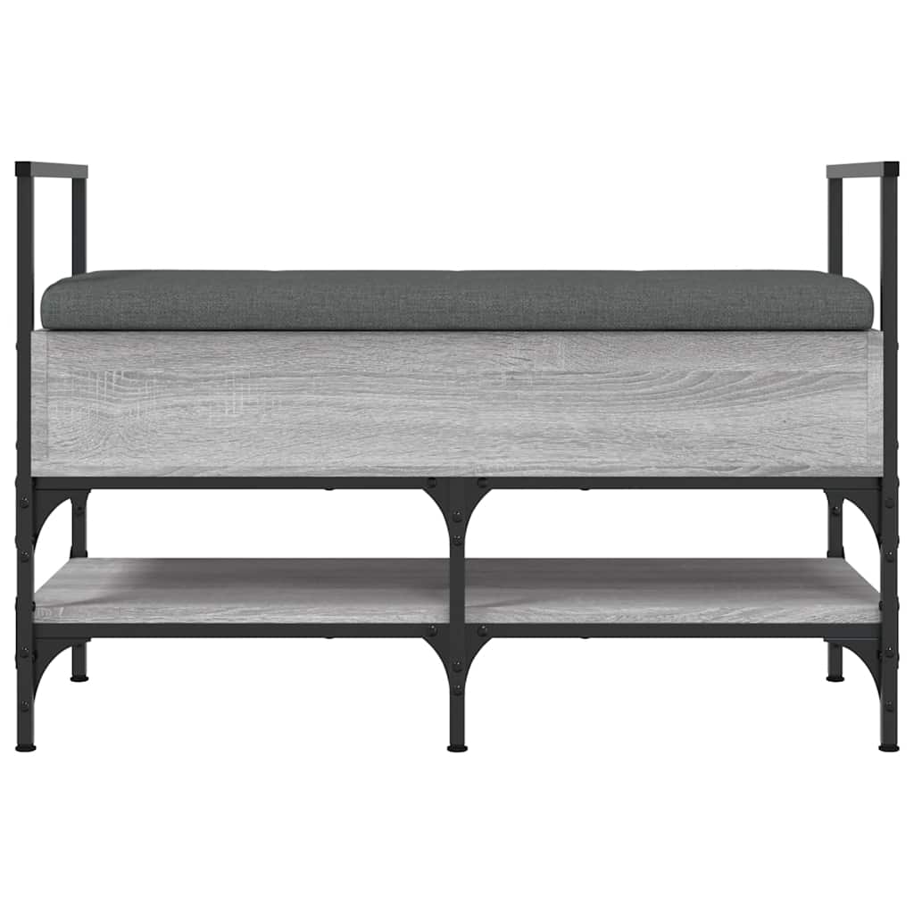 Shoe Bench Grey Sonoma 85.5x42x57.5 cm Engineered Wood