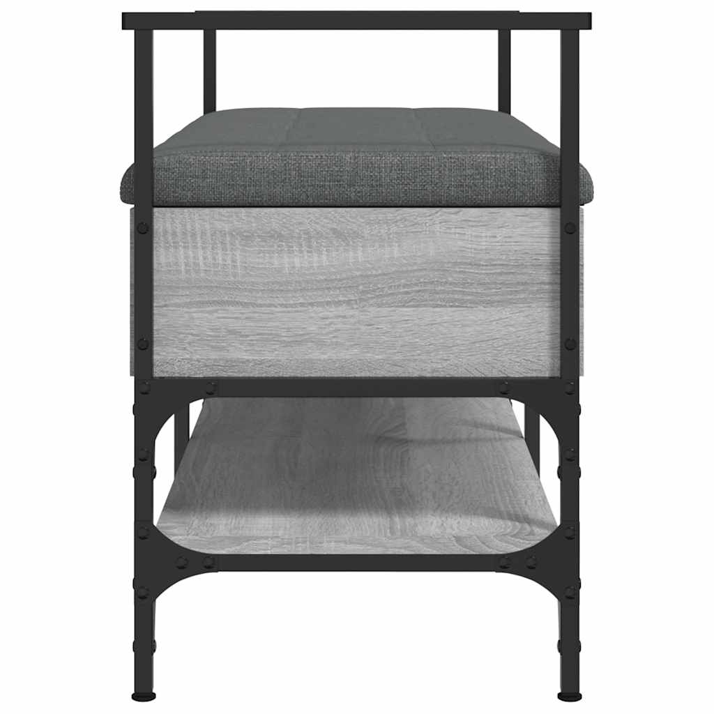Shoe Bench Grey Sonoma 85.5x42x57.5 cm Engineered Wood