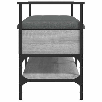 Shoe Bench Grey Sonoma 85.5x42x57.5 cm Engineered Wood