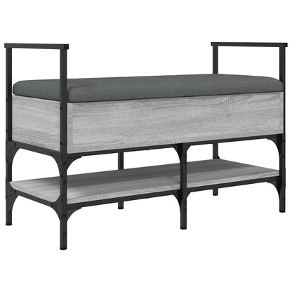 Shoe Bench Grey Sonoma 85.5x42x57.5 cm Engineered Wood