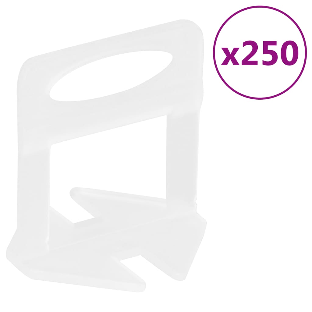 Tile Levelling Clips 250 pcs 2 mm