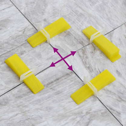 Tile Levelling System 500 Wedges 2500 Clips 1,5 mm