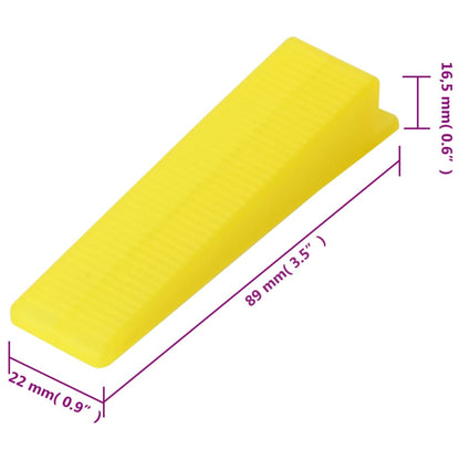 Tile Levelling System 500 Wedges 2500 Clips 1,5 mm
