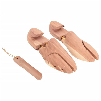 Shoe Stretcher with Shoe Horn EU 38-39 Solid Wood Cedar
