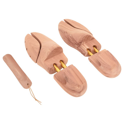 Shoe Stretcher with Shoe Horn EU 38-39 Solid Wood Cedar