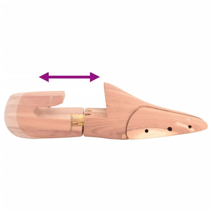 Shoe Stretcher with Shoe Horn EU 44-45 Solid Wood Cedar
