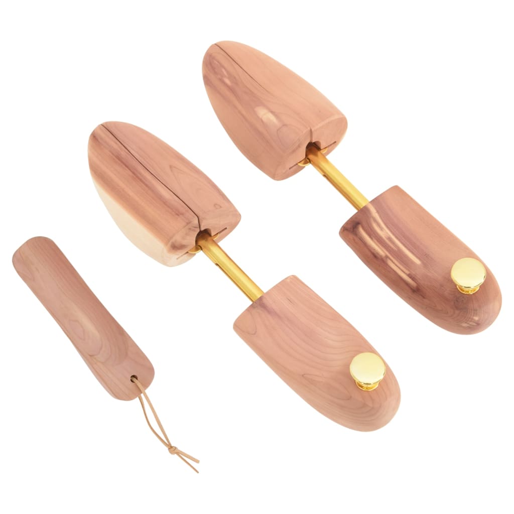Shoe Stretcher with Shoe Horn EU 42-43.5 Solid Wood Cedar