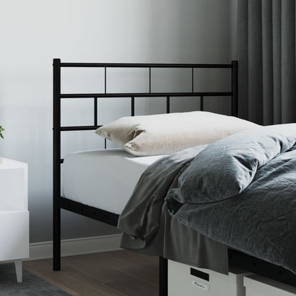 Metal Replace Headboard Black 75 cm