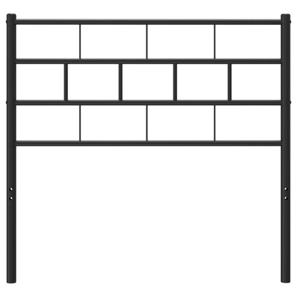 Metal Replace Headboard Black 80 cm