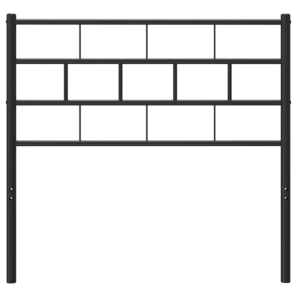 Metal Replace Headboard Black 100 cm