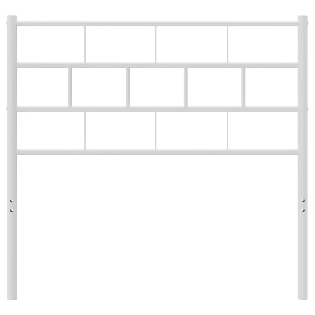 Metal Replace Headboard White 80 cm