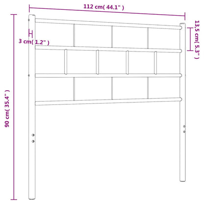Metal Replace Headboard White 107 cm