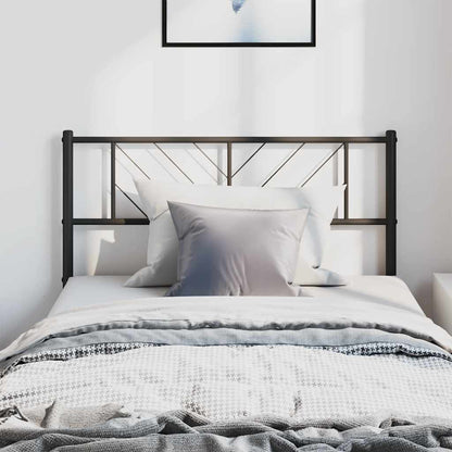 Metal Replace Headboard Black 100 cm