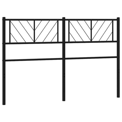 Metal Replace Headboard Black 150 cm