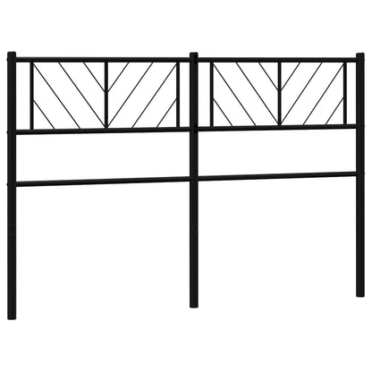 Metal Replace Headboard Black 150 cm