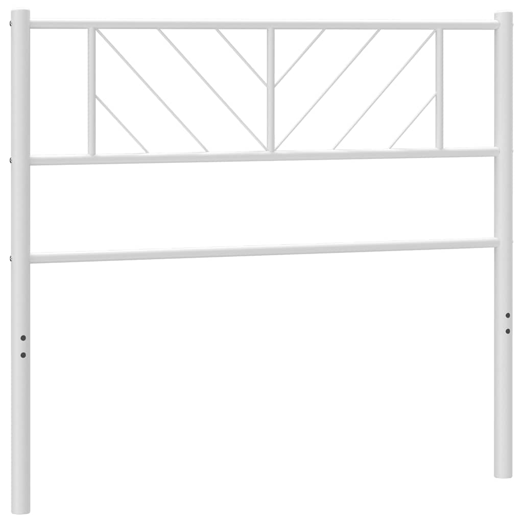 Metal Replace Headboard White 90 cm