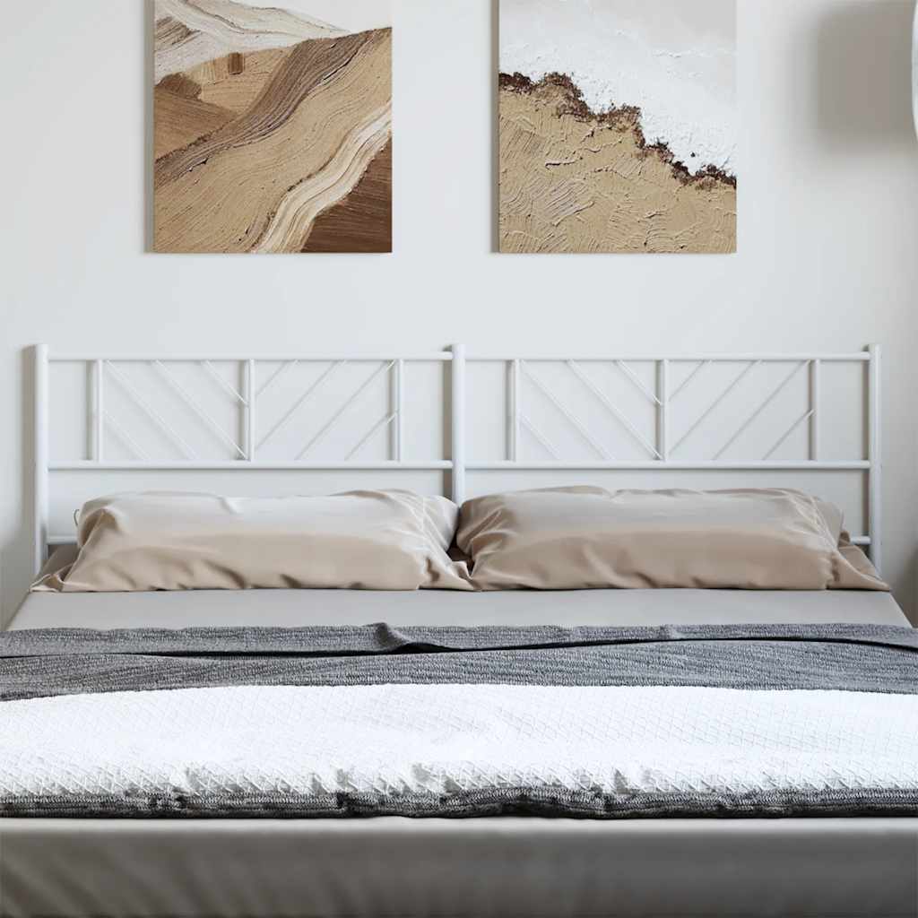 Metal Replace Headboard White 193 cm
