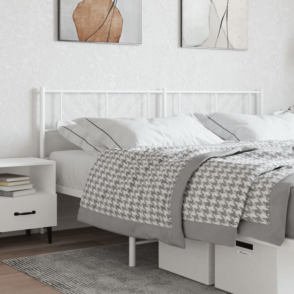 Metal Replace Headboard White 200 cm
