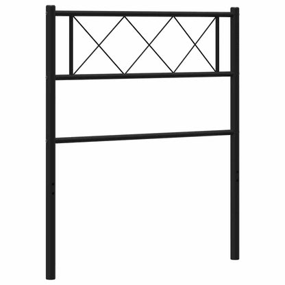 Metal Replace Headboard Black 100 cm
