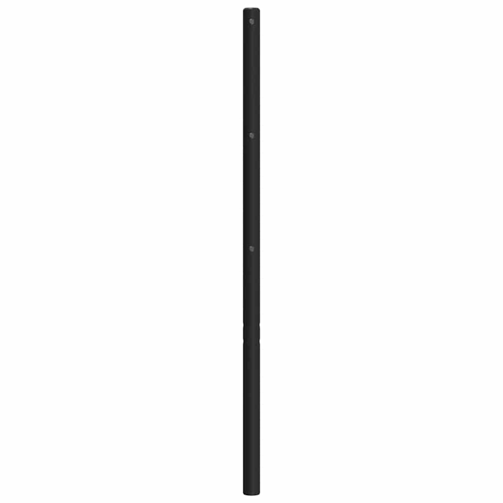 Metal Replace Headboard Black 135 cm