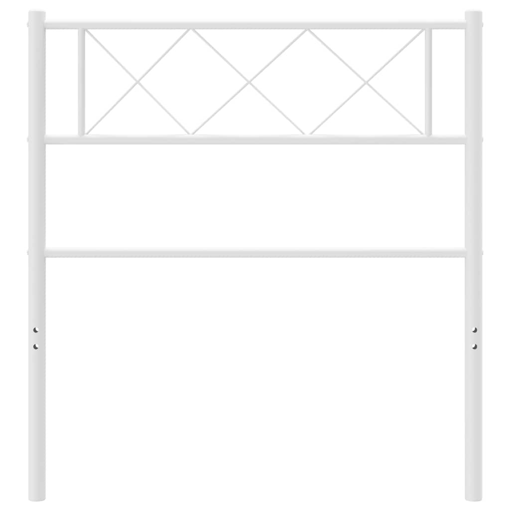 Metal Replace Headboard White 100 cm