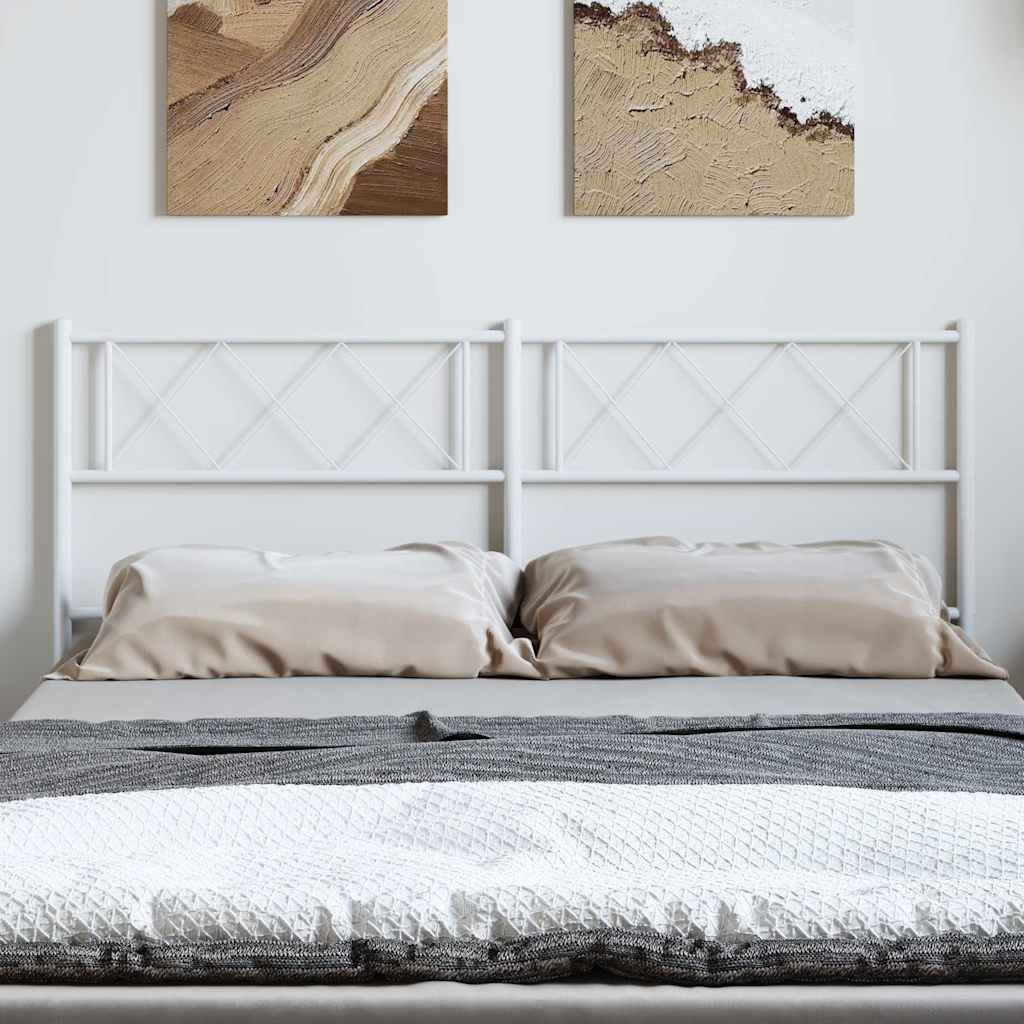 Metal Replace Headboard White 150 cm