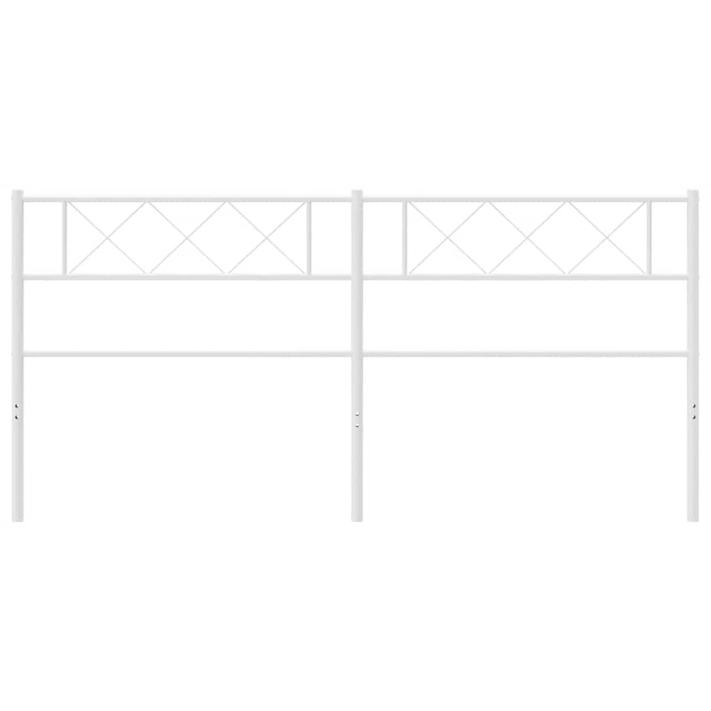 Metal Replace Headboard White 193 cm