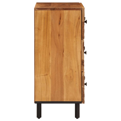 Side Cabinets 2 pcs 60x33x75 cm Solid Wood Acacia