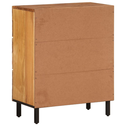 Side Cabinets 2 pcs 60x33x75 cm Solid Wood Acacia