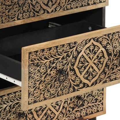 Side Cabinets 3 pcs 60x33x75 cm Solid Wood Mango